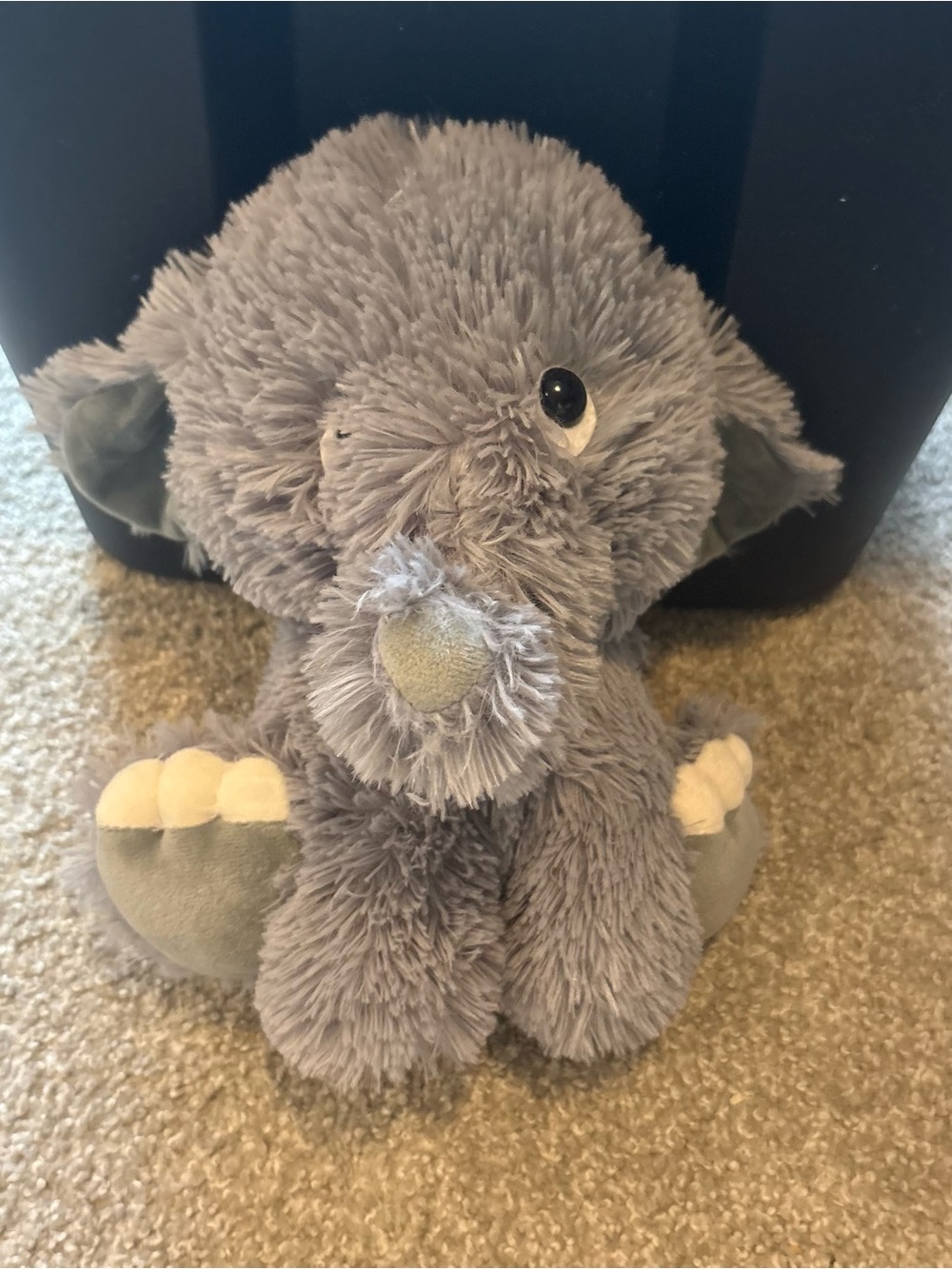 Plush Gray Elephant Stuffed Animal - Soft Cozy Toy